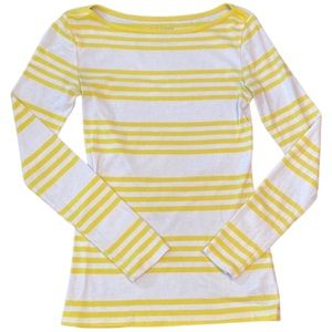 Old Navy long sleeve striped shirt with boatneck. Size:XS
